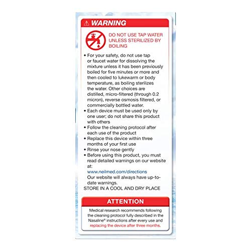 Squip Nasaline Pre-mixed Saline Packets - 50 Count