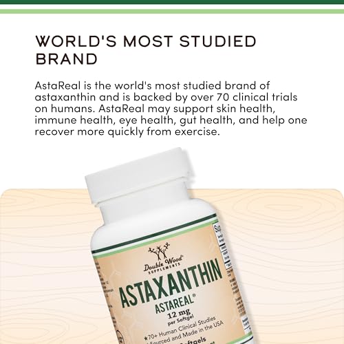 Double Wood Astaxanthin 12mg (AstaReal®) - Max Strength Antioxidant