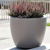 WELL HOME Ordesa Cement Flower Pot - 30cm Diameter x 34cm Height