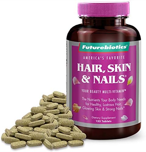 FutureBiotics Hair, Skin & Nails - 135 Tablets for Radiant Beauty