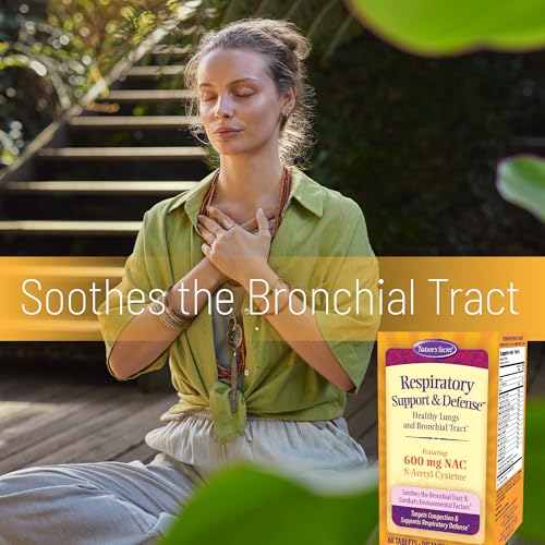 Nature's Secret Respiratory Support - NAC, Fenugreek & Marshmallow Tablets