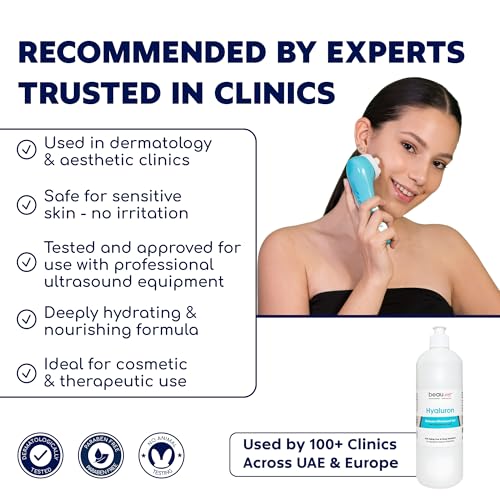 Hyaluron Ultrasound Gel 500ml - Fragrance-Free Medical & Aesthetic Imaging Gel