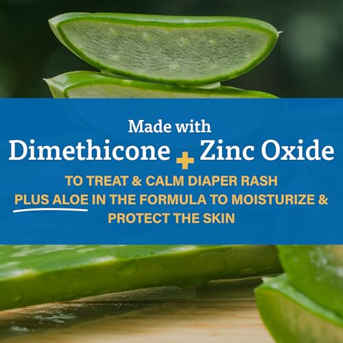 A+D Treat + Heal Zinc Oxide Diaper Rash Cream 16 oz - Fast-Acting Relief