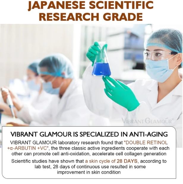 Vibrant Glamour Double Retinol Anti-Aging Cream - 80g