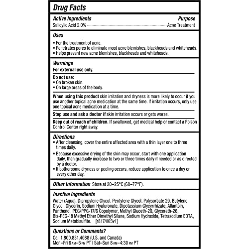 Paula's Choice CLEAR Anti-Redness Exfoliating Solution with 2% Salicylic Acid - Fragrance-Free Acne Treatment for Blackheads & Clogged Pores, 4 Fl. Oz