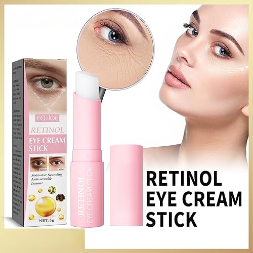 Retinol Eye Cream Stick for Anti-Wrinkle, Dark Circles & Firming