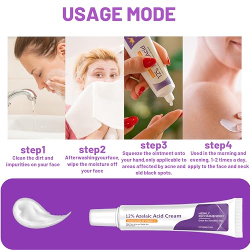 Acid Face Cream for Acne Prone Skin, Skin Brightening & Pigmentation Treatment, 20g/2
