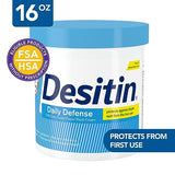 Desitin Daily Defense Baby Diaper Rash Cream 13% Zinc Oxide - 16 oz Barrier Treatment