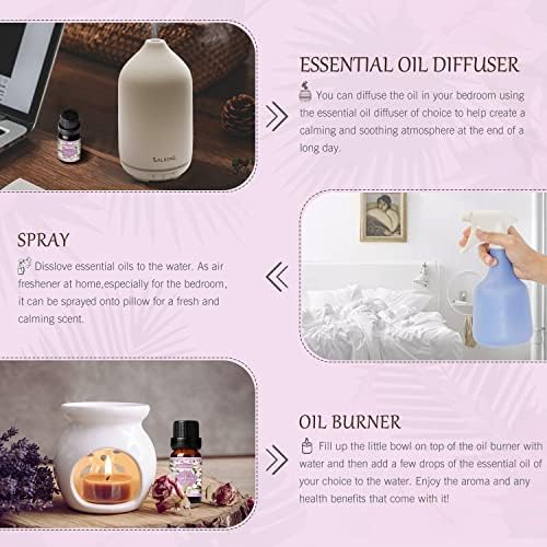 SALKING Essential Oil Set - 6 x 10ml Premium Aromatherapy Oils
