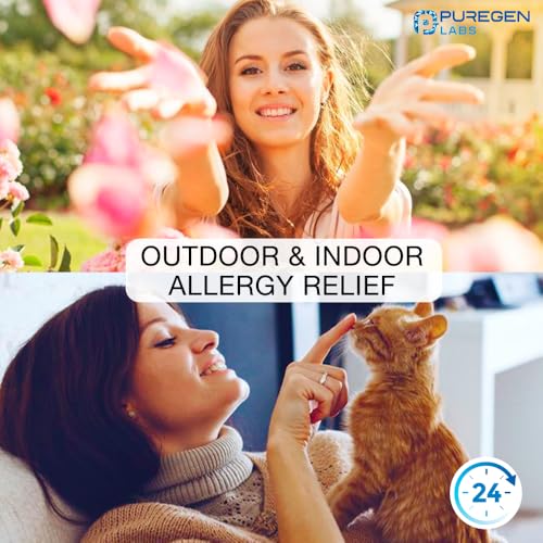 Puregen Labs Fexofenadine 180mg 24-Hour Non-Drowsy Allergy Relief (100 Ct)