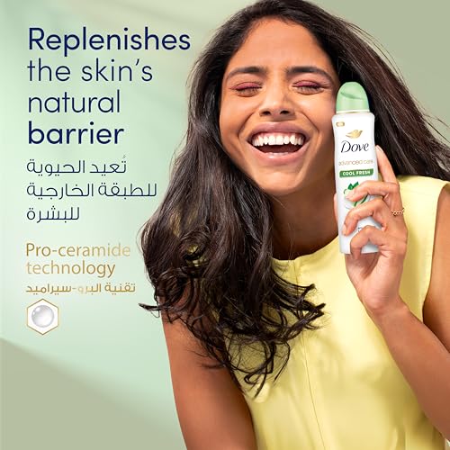 Dove Advanced Care Antiperspirant Deodorant Spray - Cool Fresh, 72H Sweat & Odor Protection, 150ml
