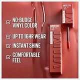 Maybelline Super Stay Vinyl Ink Longwear Liquid Lipcolor - Peppy Pink | Highly Pigmented & Shine