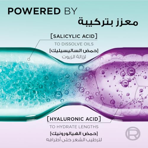 L'Oréal Paris Elvive Hyaluron Pure Shampoo for Oily Scalp & Dehydrated Lengths 600ml