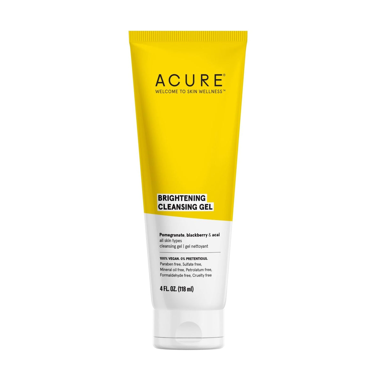 ACURE Brightening Cleansing Gel - Paraben & Sulfate-Free