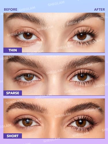 SHEGLAM Flutter Wink Tubing Mascara - Lengthening & Volumizing Black Mascara
