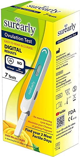 Digital Ovulation Test Kit with Reader and 7 High-Accuracy Strips
