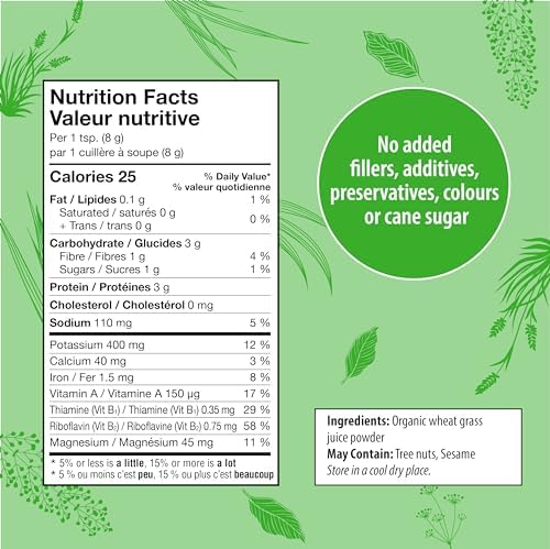 Organic Traditions Wheat Grass Juice Powder - 5.3oz