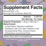 MaryRuth's Kidney Support Drops - Liquid Herbal Supplement for Renal & Urinary Tract Health - 1 Fl Oz