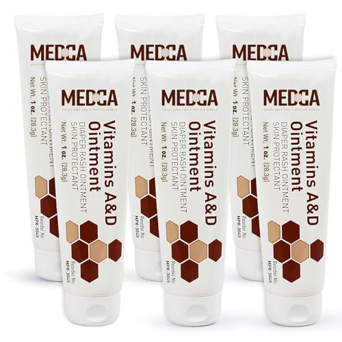MEDca Vitamin A & D Diaper Rash Ointment 4oz - Lanolin & Petrolatum Formula