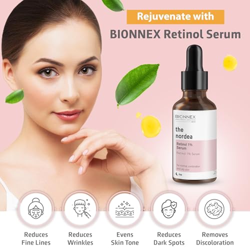 The Nordea Retinol 1% Serum - High-Potency Anti-Aging Treatment for Wrinkles & Fine Lines - 30ml
