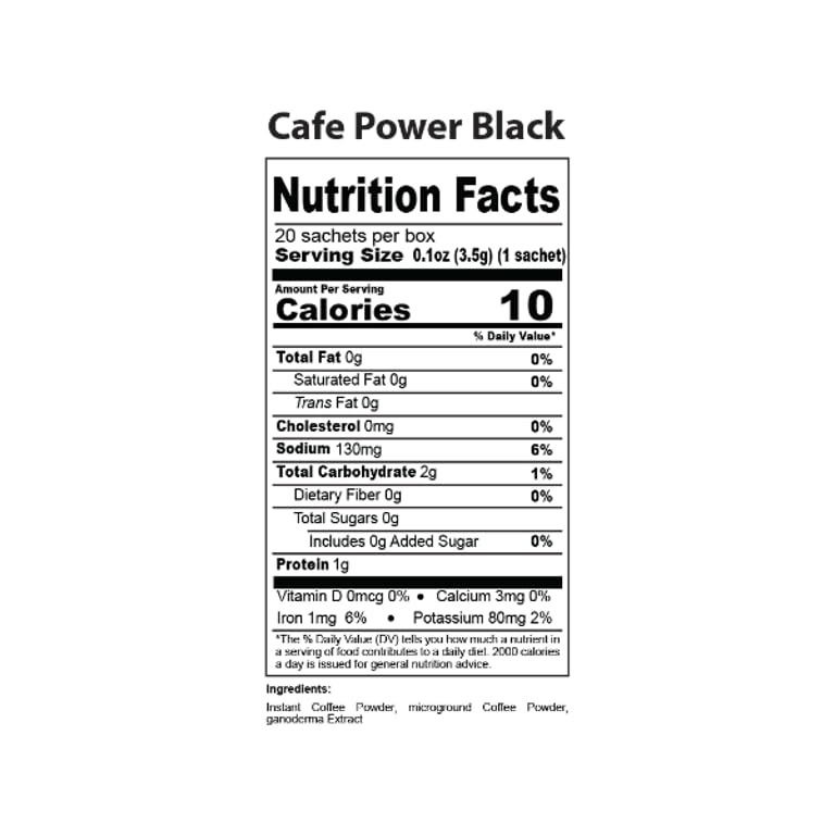 Edmark ED2E Cafe Power Black – Energy & Wellness Coffee
