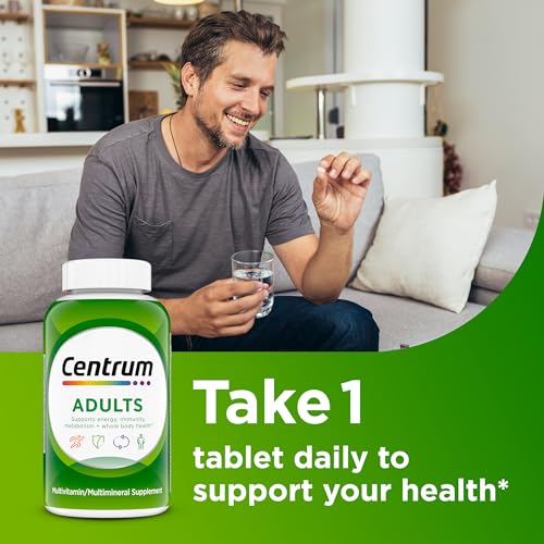 Centrum Adult Multivitamin/Multimineral Supplement - Antioxidants, Zinc, D3 & B Vitamins