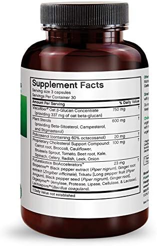 FutureBiotics Cholesterol Balance - Heart Health Support - 90 Vegetarian Capsules