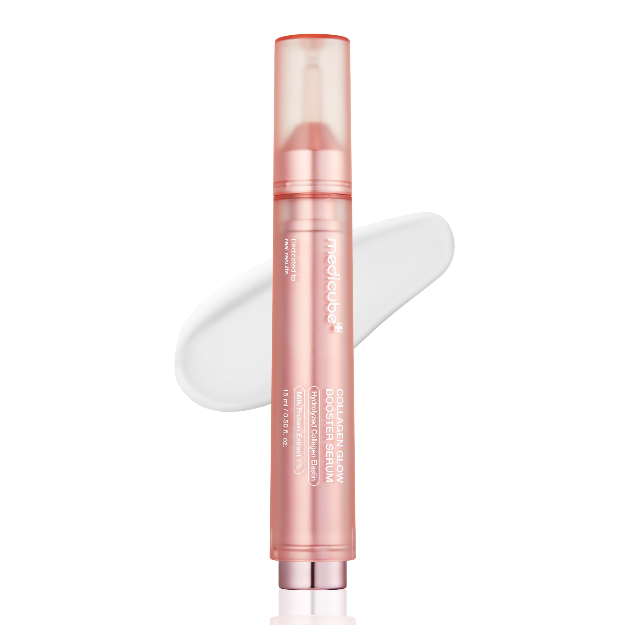 Medicube Collagen Glow Booster Milk Serum - Radiance & Hydration with Niacinamide & Hydrolyzed Collagen - 15ml