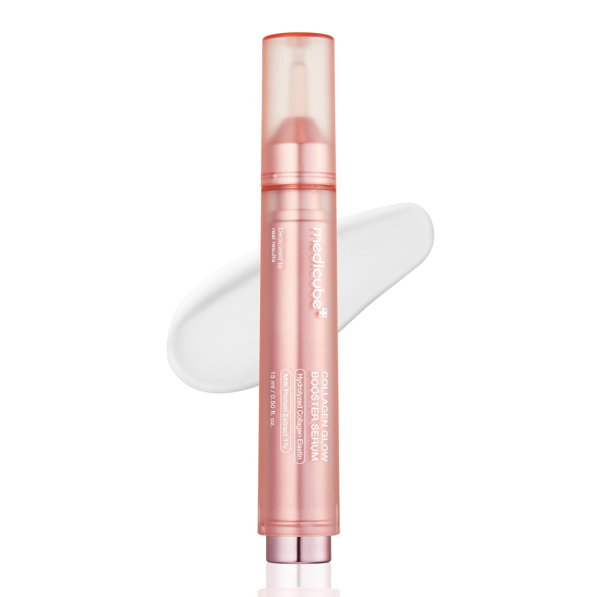 Medicube Collagen Glow Booster Milk Serum - Radiance & Hydration with Niacinamide & Hydrolyzed Collagen - 15ml