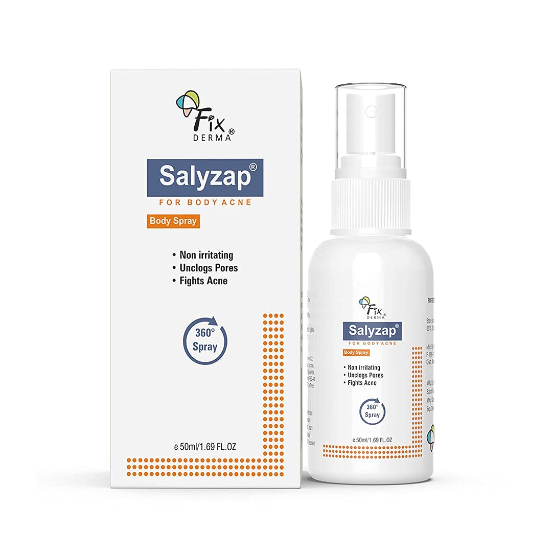 Malar 2% Salicylic Acid Back Acne Spray for Acne on Back, Shoulders, Neck & Chest, 50ml