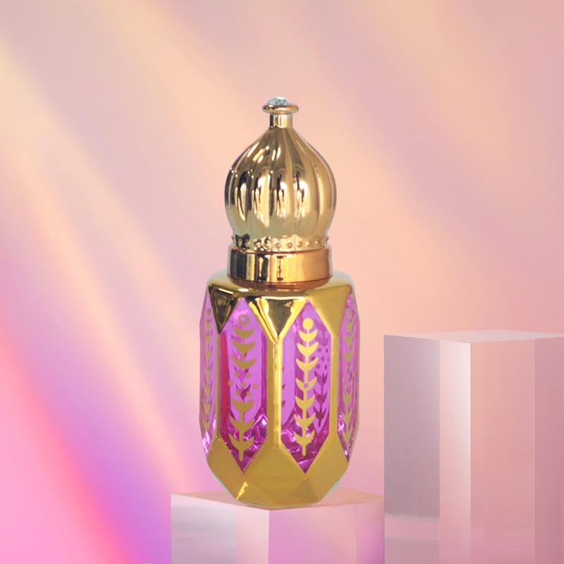 Arabian Roll-On Perfume Oil for Women - Long-Lasting Rose, Apple & Ambergris Scent (10ml)