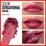 Maybelline Color Sensational Lipstick - Cream Finish, Pink Pose, 0.15 oz