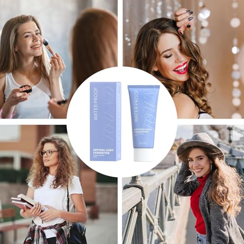 Oil Control Waterproof Liquid Foundation & Concealer | Long-Wear