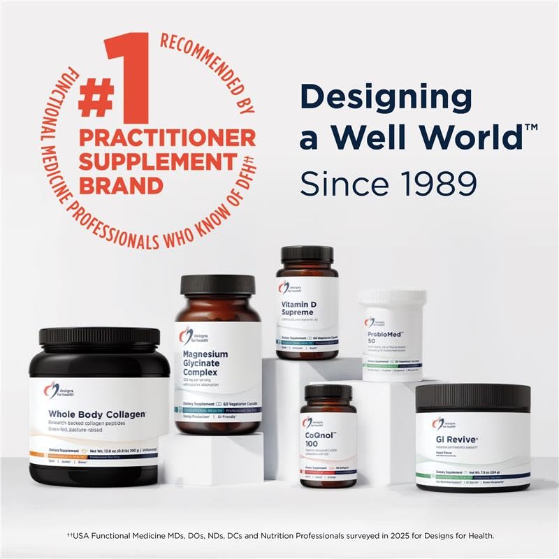 Designs for Health FloraMyces 500mg Saccharomyces Boulardii Probiotic - 60 Capsules for Gut Health & Immune Support