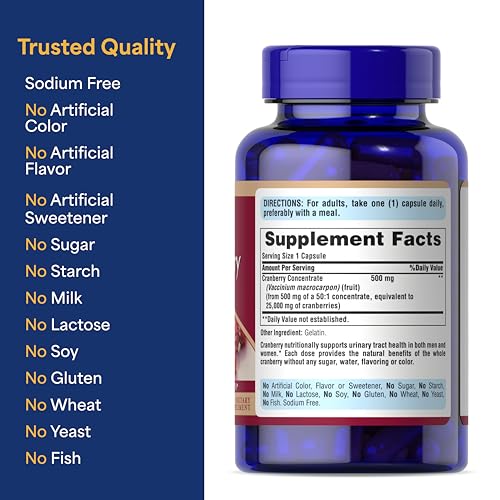 Puritan's Pride One A Day Cranberry - 120 Tablets