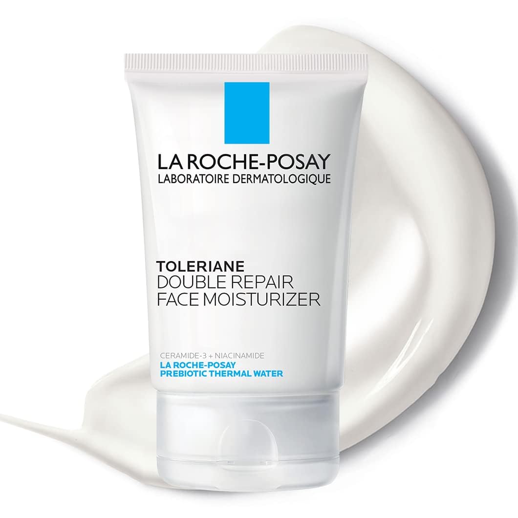 La Roche-Posay Toleriane Double Repair Face Moisturizer – Oil-Free Moisturizer with Niacinamide & Ceramides – 75ml