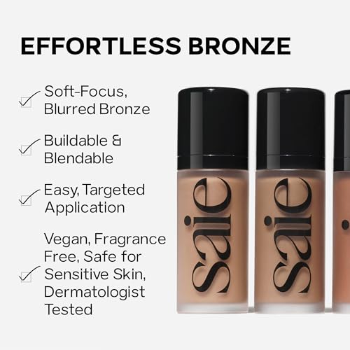 Saie Dew Bronze - Swim: Hydrating Liquid Bronzer Stick for a Sun-Kissed Glow