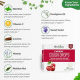 Herbion Naturals Cherry Cough Lozenges for Sore Throat Relief - 18 Count Oral Anesthetic