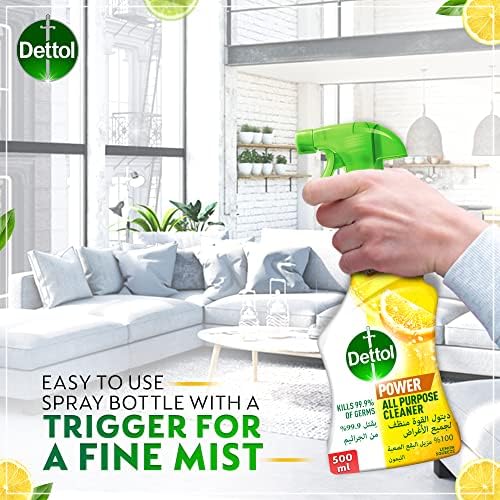 Dettol Lemon All-Purpose Cleaner (500ml) - Sparkling Clean Home
