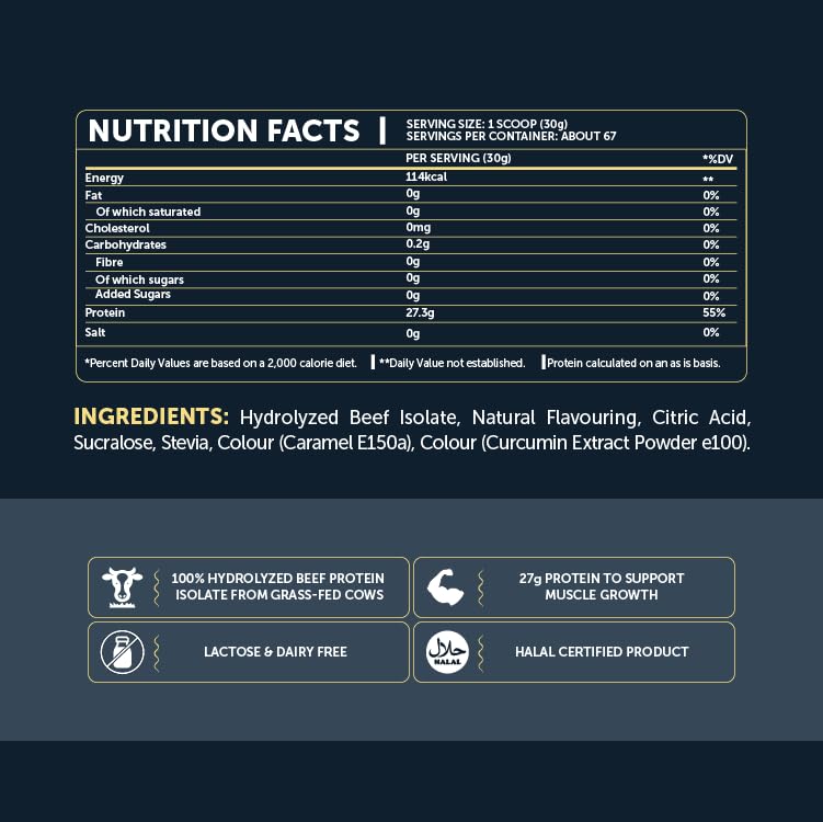 Basix Beef Protein Isolate - Energy Fusion - 4.4lb