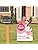 Big Dot of Happiness Pink Stork Girl Baby Shower Yard Sign - Special Delivery Announcement