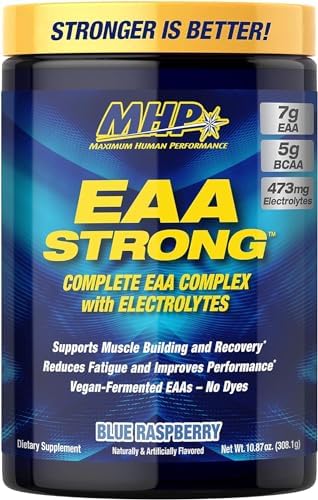 Maximum Human Performance EAA Strong Blue Raspberry - Essential Amino Acid Powder 300g