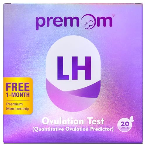 Premom Semi-Quantitative Ovulation Test Kit with Digital Reader & 20 LH Strips