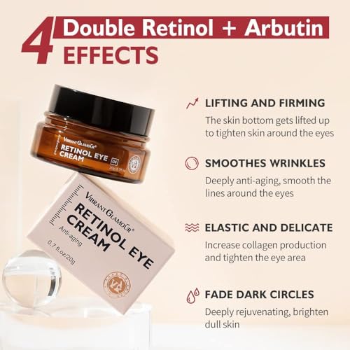 Vibrant Glamour Anti-Aging Retinol Cream: Reduce Wrinkles & Tighten Skin