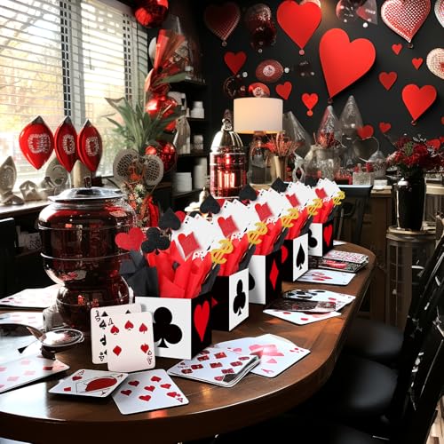 Zhanmai Casino Theme Party Decorations & Favor Boxes (2 Sets)