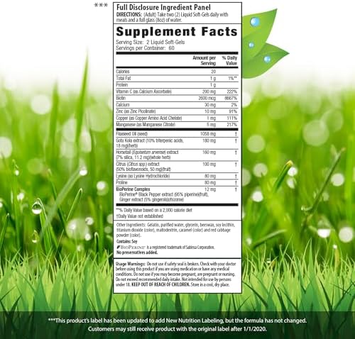 Irwin Naturals Healthy Skin, Hair & Nails: 120 Liquid Soft-Gels for Radiant Beauty