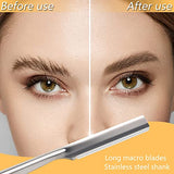 MAKINGTEC 10Pcs Women Eyebrow Razor, Facial Shaver Razor, Brow Shaper Eyebrow Trimmer, Sharp Dermaplaning Tool