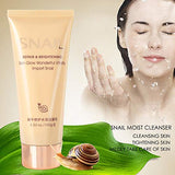 Snail Repair Moist Facial Cleanser - Deep Cleansing & Nourishing for Dry Skin