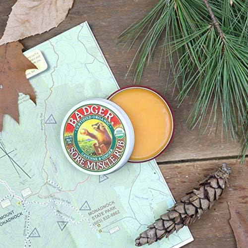Badger Cayenne & Ginger Sore Muscle Rub - Powerful Pain Relief