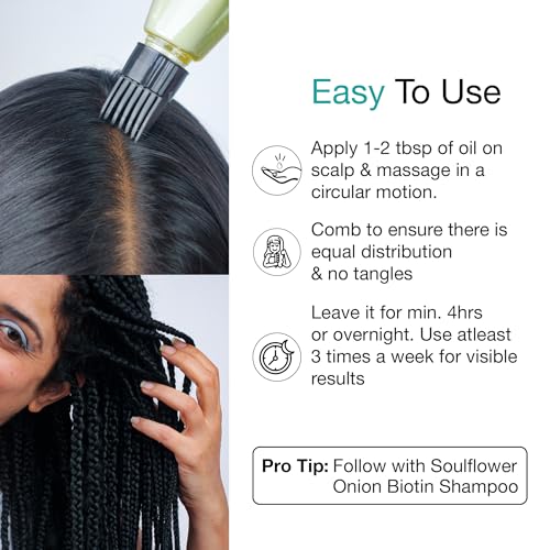 Soulflower Avocado Carrier Oil - 100% Pure Organic Cold Pressed Oil for Hair Growth, Face & Skin Care - 200ml